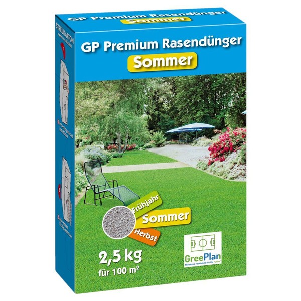 Greenplan Gp Premium Sommer 2,5 Kg RasendüNger-image