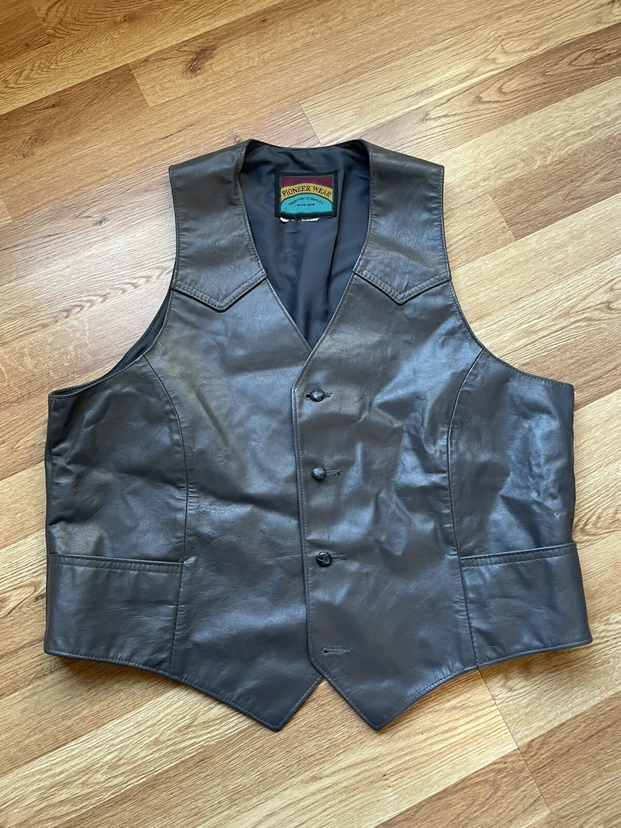 Pioneer wear top leather vest