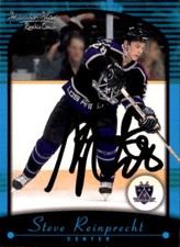 Steven Reinprecht Signed Auto 2000-01 Topps Premier Plus card Los Angeles King