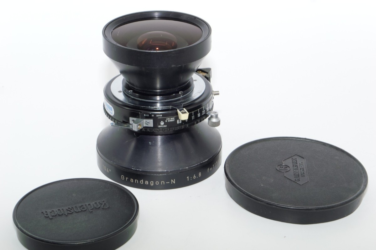 Rodenstock Grandagon-N 115mm f/6.8 大判レンズ Rodenstock Grandagon-N 115mm f6.8 Wide Angle Lens. Copal 1