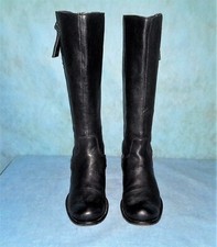 Bottes Cuir Cloutées IKKS - Pointure 37, Noir, Occasion En Très Bon état