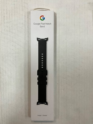 Oem Google Pixel Watch Crafted Leather Band 171-203 mm /Large - Black