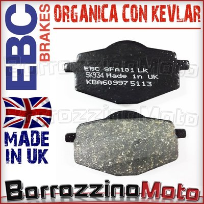 REAR BRAKE PADS EBC AXY SLURP 125 - 150 - 200 2008
