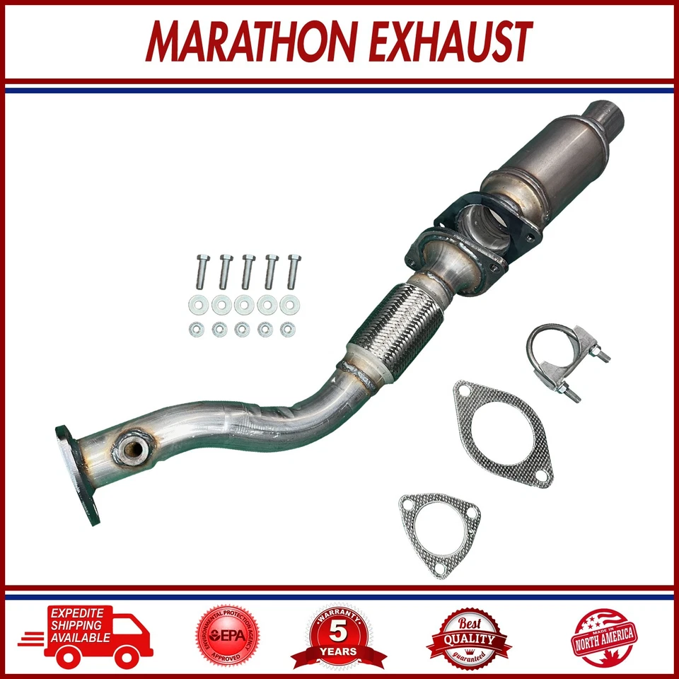 Front Flex Pipe & Rear Catalytic for 08-10 Malibu |08-09 G6 | 08-09 Aura 2.4L - Image 3 of 3