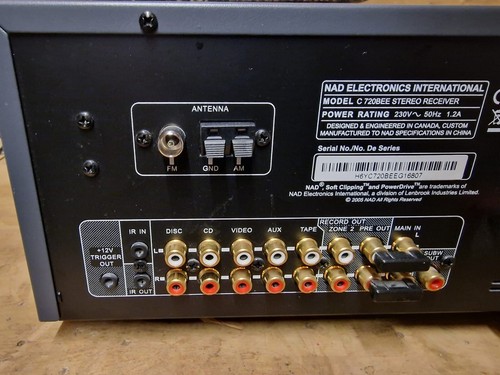 Stereo Receiver NAD C720BEE in Perfect State with Remote Control - Afbeelding 8 van 11