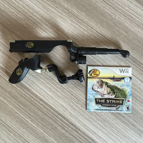 Nintendo Wii Fishing Rod Controller Attachment Black Gold Bass Pro Shop