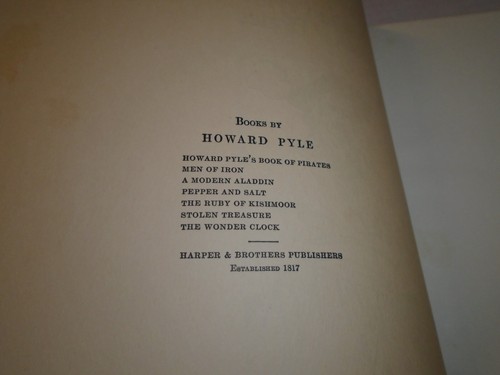 1926 - HOWARD PYLE'S BOOK OF PIRATES, HARPER & BROTHER, Color plates - Picture 8 of 13