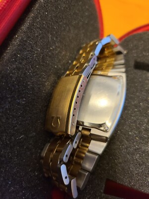 katamondekudasai　no7 RARE Vintage Omega Constellation Quartz Day Date Two Tone