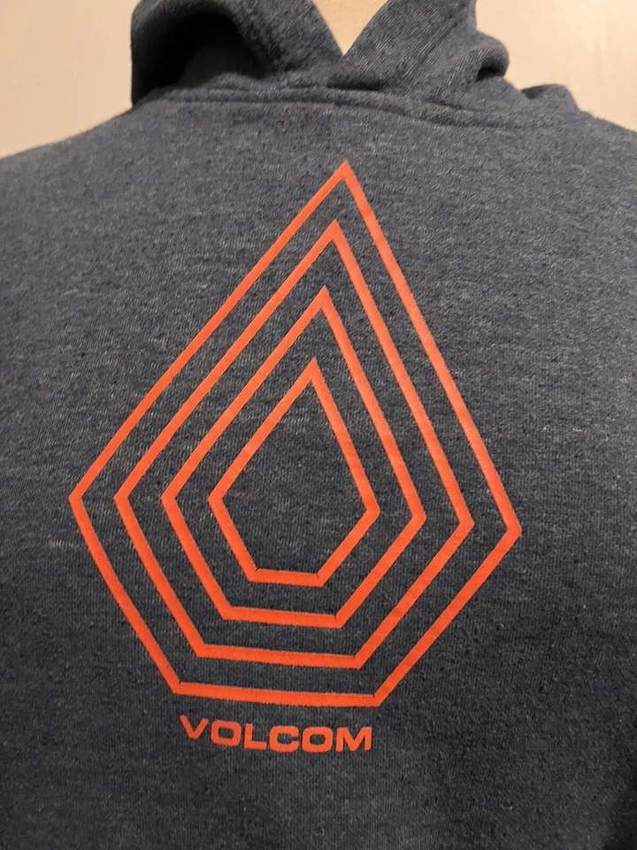 Volcom Hoodie Youth Med. Blue Stone Sweater Looks New Casual - Image 2 of 2