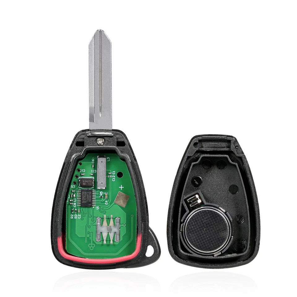 2x Llavero de coche remoto para Chrysler Pacifica Town & Country Dodge Grand Caravan Foto 3 de 4