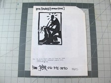vtg 1990s hip hop  Original art Joe Buck concept logo Common Sense 3D
