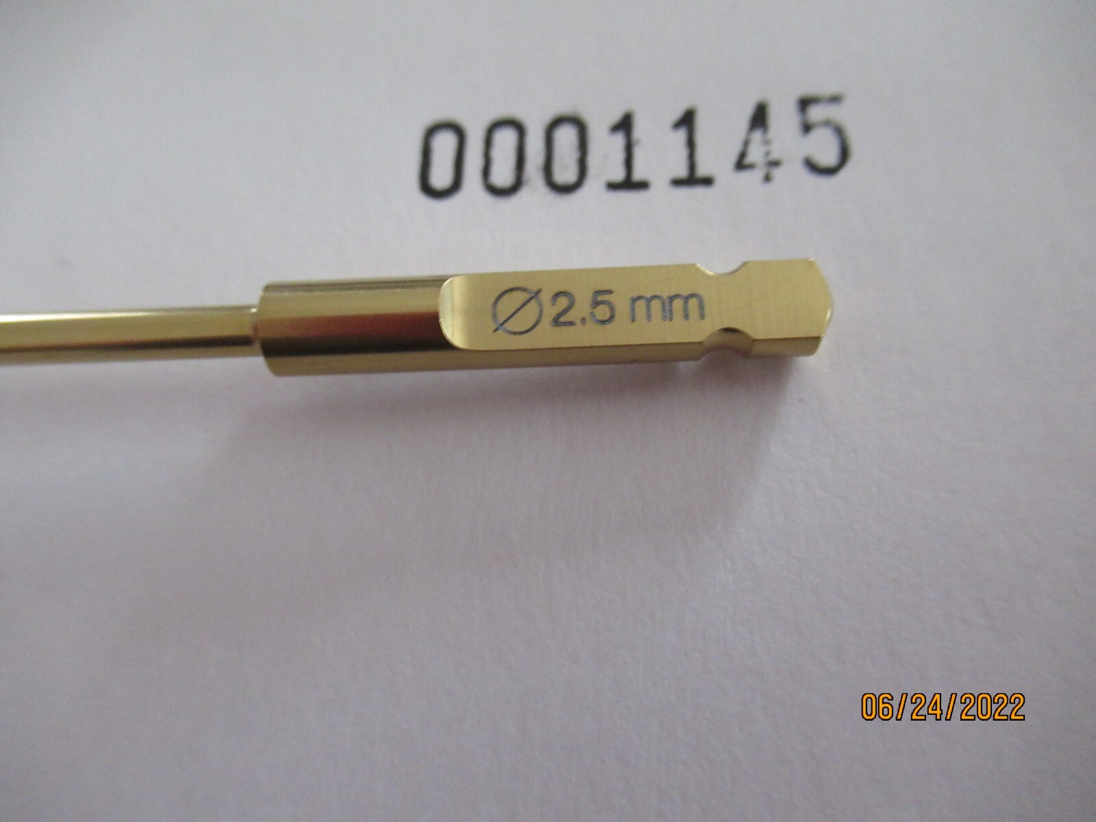 1145 & 1214 Brasseler KM16631025 Twist Drill Quick Connect 2.5mm set