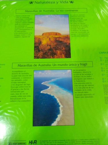 Merveilles Naturelles Australie L'Île Continent - LASERDISC LD - Afbeelding 3 van 3