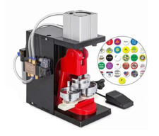 Pneumatic Badge Machine Button Maker Round Badge Making Machine With 44mm mould