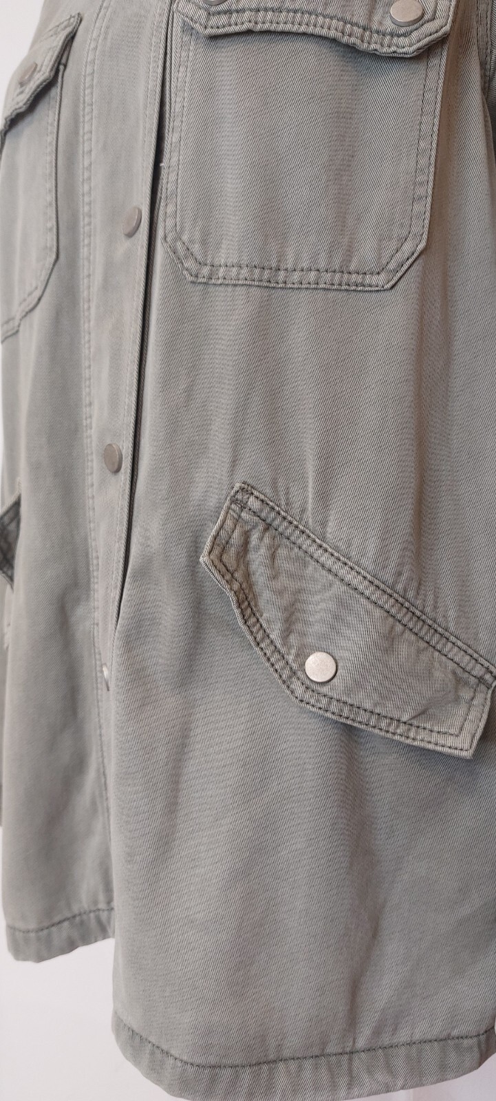 Mint Velvet Military Jacket Khaki Size 16 New With Defect eBay