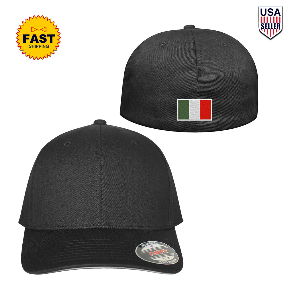 Cappello Flexfit Grigio Scuro XXL Con Toppa Della Bandiera - Foto 8