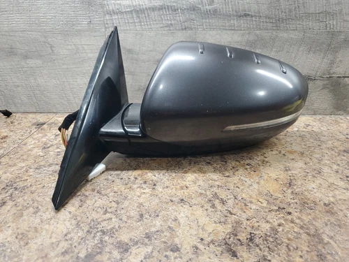 2014 - 2016 Kia Cadenza Left Mirror  With Signal OEM Platinum Graphite Heated Fo