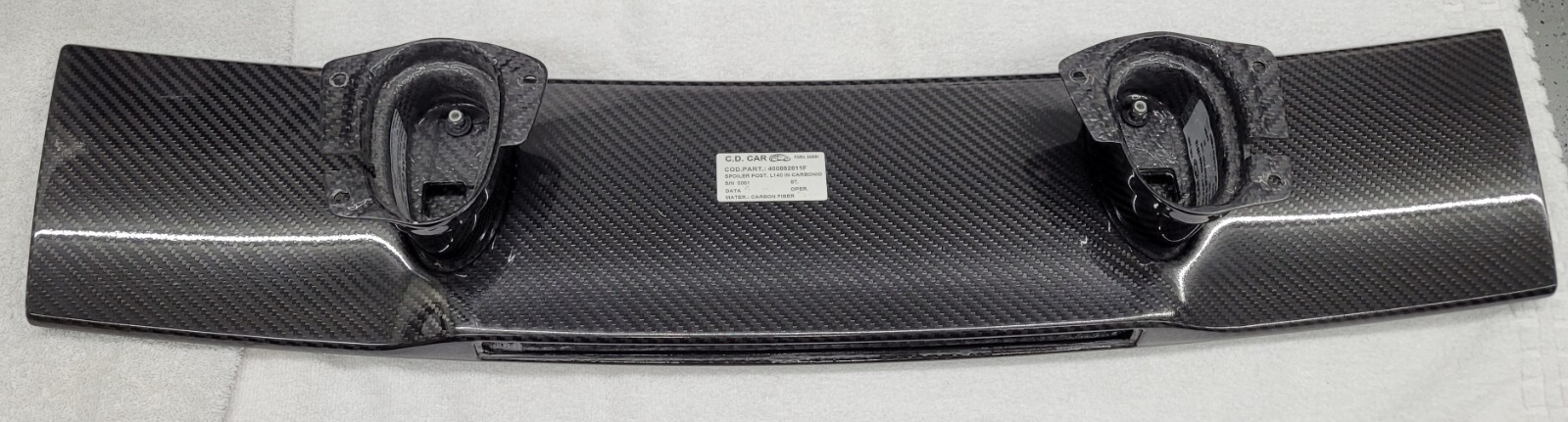 OEM LAMBORGHINI GALLARDO SPOILER WING CARBON FIBER SUPERLEGGERA PERFORMANTE