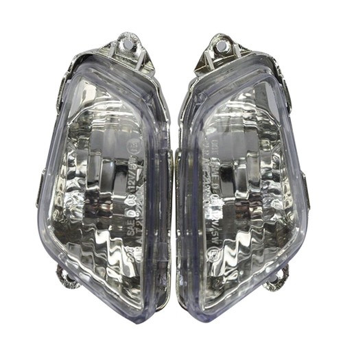Turn Signals Lens Motor Front Clear Motorcycle Pair Fit For Honda CBR1100XX 2000 - Picture 9 of 14