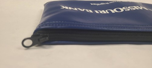 United Missouri Bank Zipper Bank Bag Blue - Picture 3 of 5