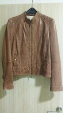 Authentic Hugo Boss Orange, Lady's, Lamb Leather Jacket, Brand New, Size Uk 10