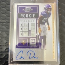 2020 Panini Contenders Optic Cameron Dantzler #170 Rookie Auto Vikings Football