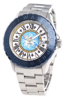 Capri Uhr Freeman 42,5mm Quarz Armbanduhr unbenutzt mit Box