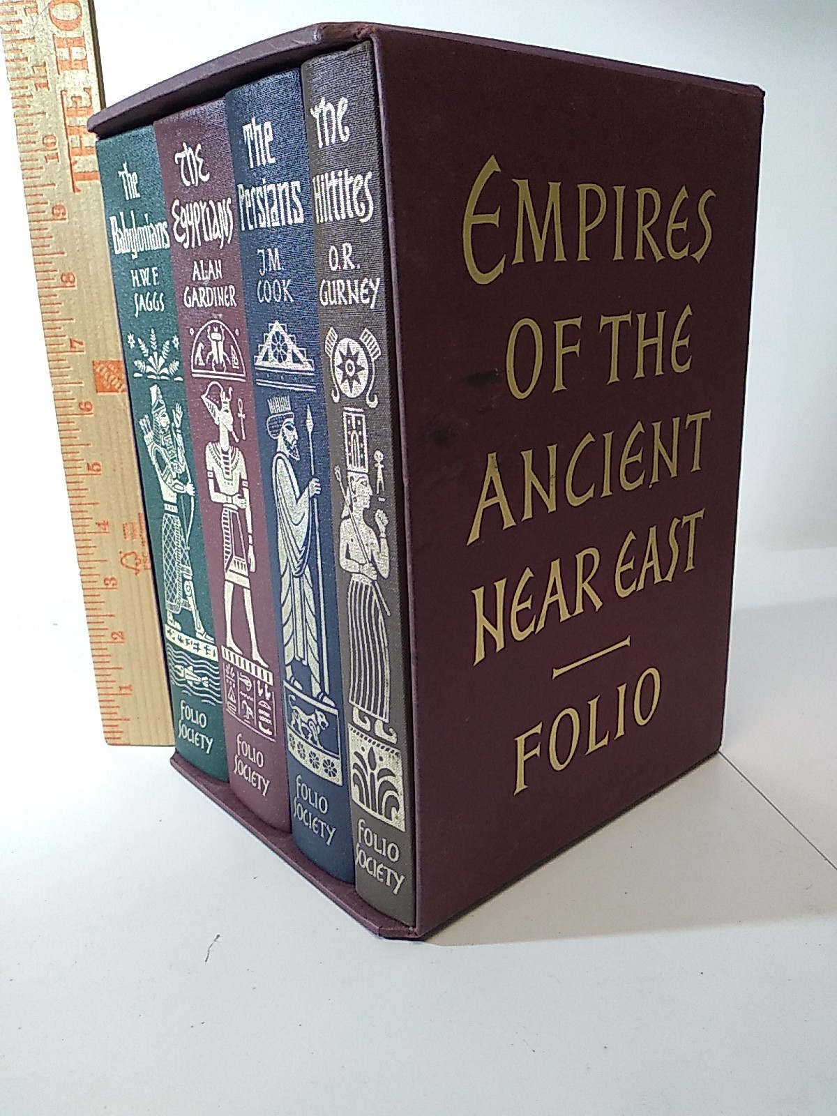 EMPIRES OF THE ANCIENT NEAR EAST Folio Society 4 Vol. Set in Slipcover EXCELLENT