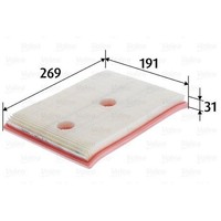 1X Luftfilter Valeo 585431 Passend FüR Audi Seat Skoda VW Cupra