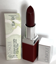 Clinique Pop Matte Lip Colour Primer 08 Bold Pop 3.9 g New In Box