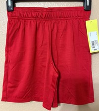 Boys All In Motion Red Active Shorts, Size Medium 8 , NWT