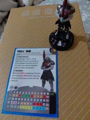 Marvel HeroClix Venom Chase 059 Knull. King In Black. | eBay