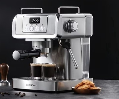 Professional SHARDOR 20 Bar Espresso Machine Italian Pump w/ Steam Wand  