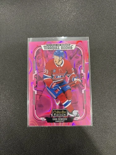 2025-26 O-Pee-Chee Platinum OPC Marquee Rookie Pink Magma Ivan Demidov RC