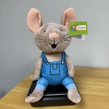 NWT Kohls Cares If You Give A Mouse A Cookie in Blue Overalls Plush Toy 12 Inch