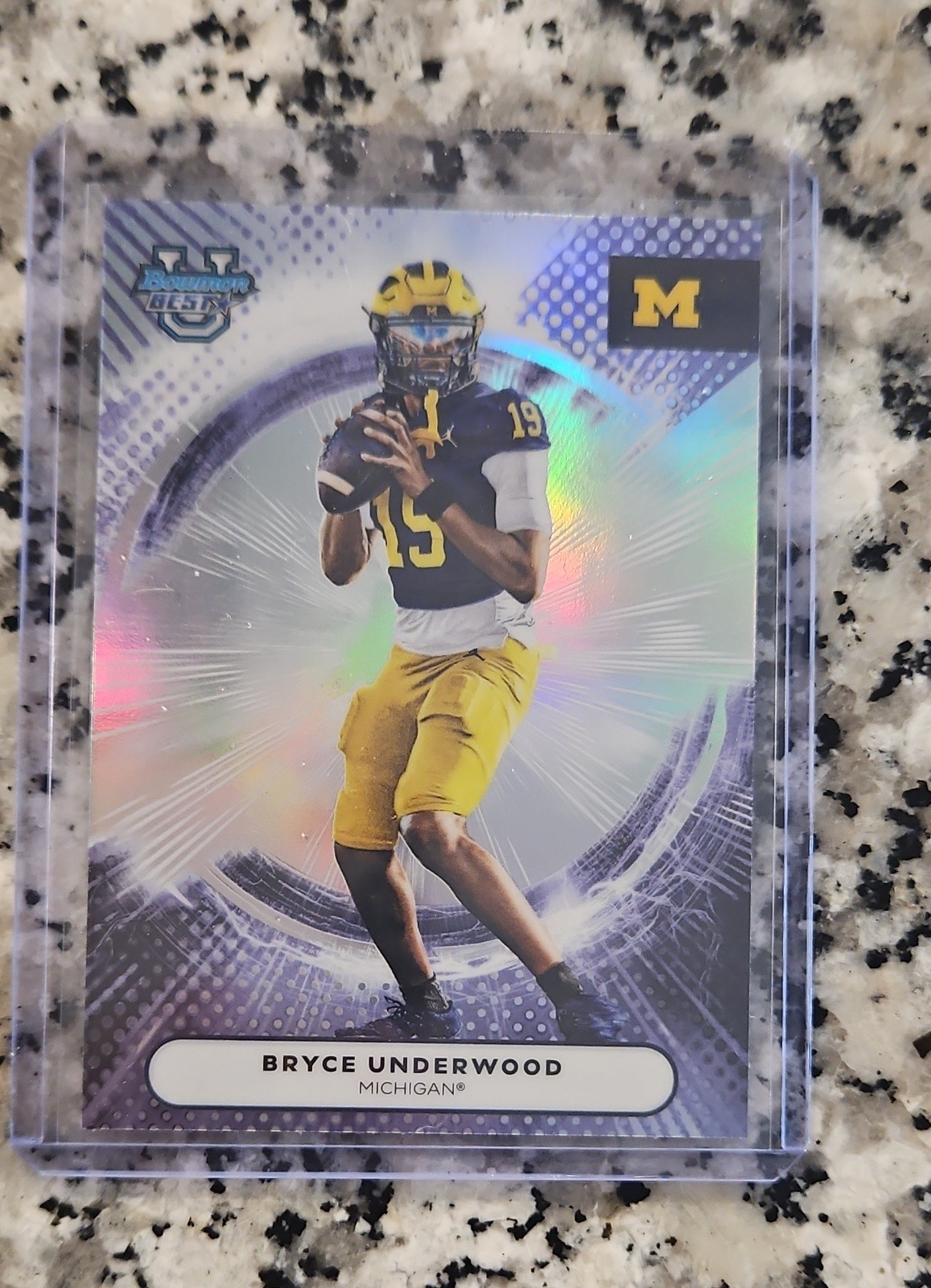 2025 Bowman's Best University - Bryce Underwood #100 Refractor (RC)