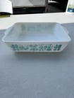 Vintage Pyrex Amish Turquoise Butterprint Dish #0503 1 1/2 Quart Rectangle