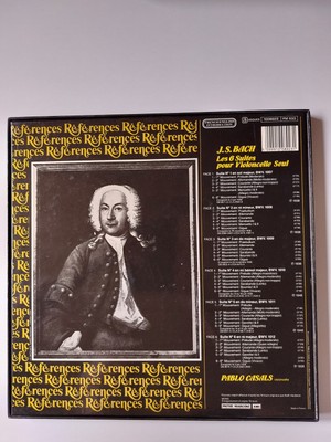 Bach Cello Suiten BWV 1007-1012 Pablo Casals 3LP Vinyl Mono Klassik