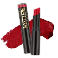 L.A. Girl Matte Flat Velvet Lipstick, Relentless, 1 Count Pack of 3