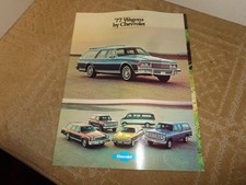 VTG NOS 1977 CHEVY CHEVROLET WAGONS DEALER SALES BROCHURE ALL MODELS