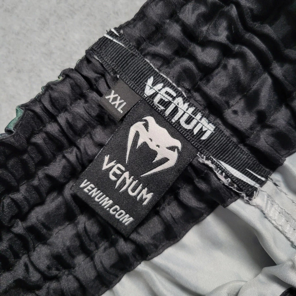 Venum Shorts Men 2XL Green Camo Big Logo Kickboxing Muay Thai Boxing MMA Fight - Image 4 of 4