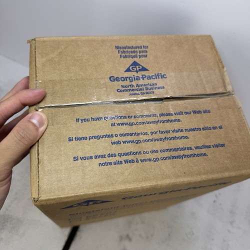 Georgia-Pacific 56701 Dispenser Asciugamani di Carta Monopiegabile Metallo Bianco NUOVO - Foto 12 di 13