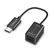 USB C to SPDIF Transmitter, Unidirectional Type C to Optical Audio Output Ada...