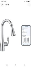 New MOEN 7594EVC Arbor Smart Touchless Pull Down Sprayer Kitchen Faucet Chrome