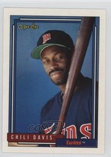 1992 O-Pee-Chee Chili Davis #118 d1f