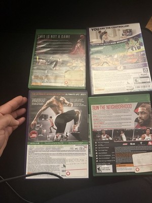 Microsoft Ubisoft THQ 2K WB Games Xbox 360 & One Kinect Sports Fitness Game Lot