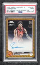 2022 Chrome OTE Overtime Elite Gold Wave Refractor 40/50 Somto Cyril Auto 1m6p