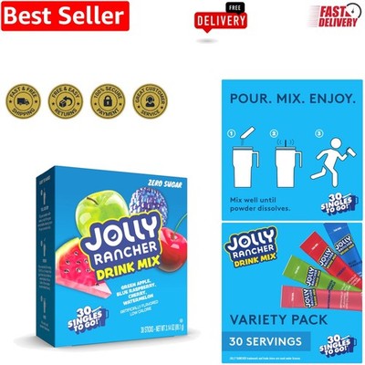 Refreshing Jolly Rancher Drink Mix Variety Pack   4 Flavors, Low Calorie Option