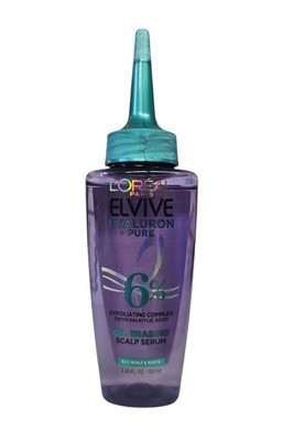 Loreal Elvive Hyaluron +Pure Oil Erasing Hair Scalp Serum Salicylic Acid 3.45oz
