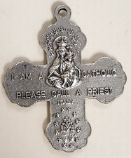 Cross Charms for Necklaces Jewelry Making Petite Crucifix Charm 1.5 In